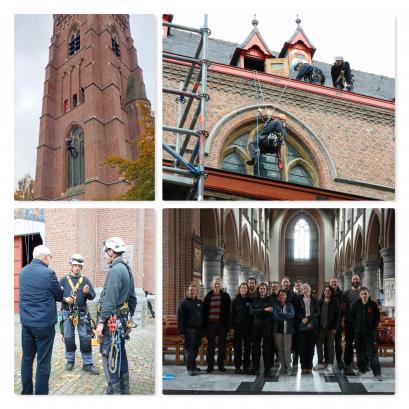  Klimmers op de Sint-Egidiuskerk 