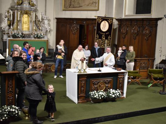 Maria Lichtmis en viering voor de Sint-Elooigilde in Grembergen